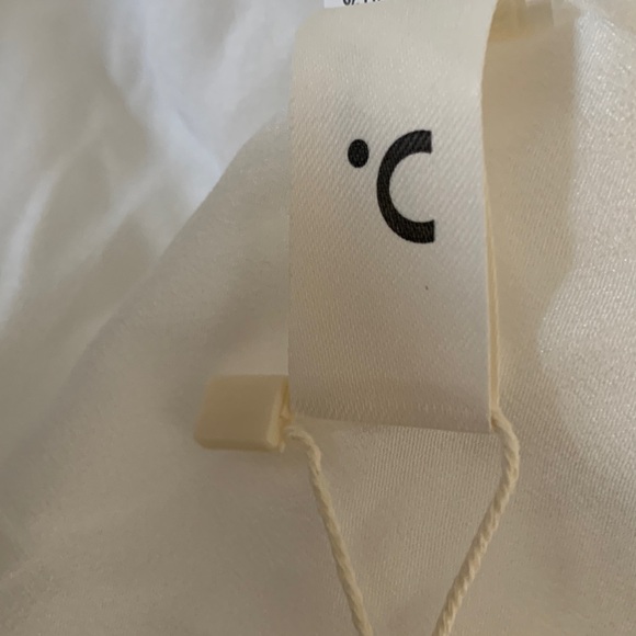 NWT Commense White Peter Pan Collar Midi Dress with‎ Black Bow - Picture 10 of 16